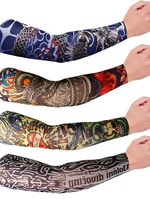 1 PC Cycling Sleeve Sun Sleeve UV Sun Protection Cooling Arm Sleeve UV Resistant Quick Dry Bike Dark Grey Black Grey Spandex for Unisex Adults' Outdoor Exercise Cycling / Bike / Stretchy