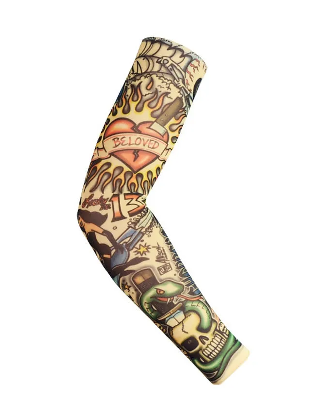 1 PC Cycling Sleeve Sun Sleeve UV Sun Protection Cooling Arm Sleeve UV Resistant Quick Dry Bike Dark Grey Black Grey Spandex for Unisex Adults' Outdoor Exercise Cycling / Bike / Stretchy