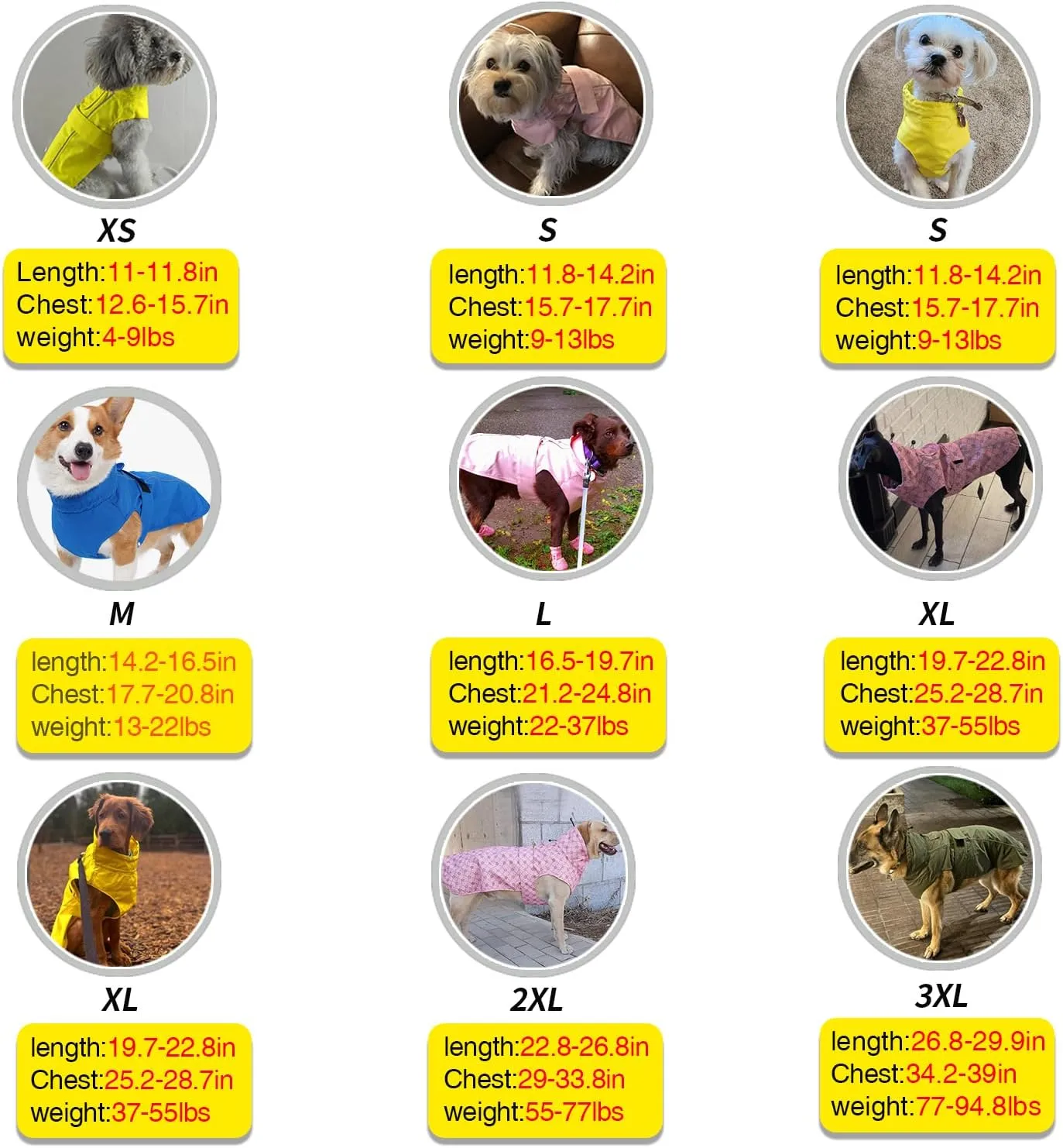 Adjustable Waterproof Dog Raincoat for Dogs,Lightweight Pet Rain Jacket Puppy Clothes with Reflective Strip for Small Medium Large Dogs (Light Purple, Large)