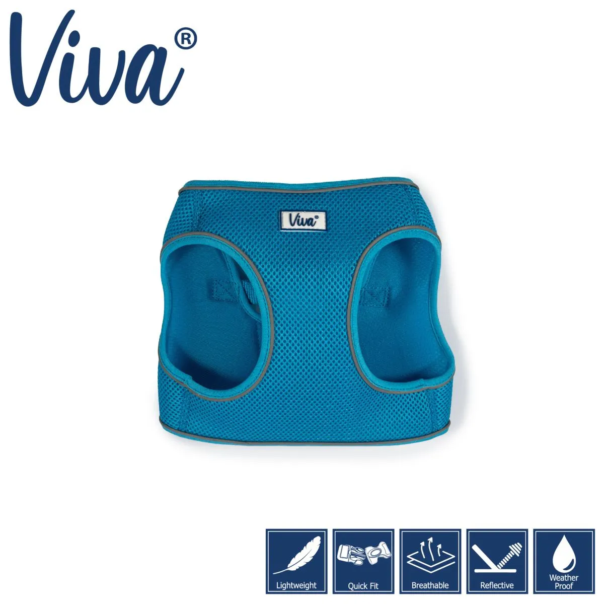 Ancol Step In Mesh Dog Harness Blue