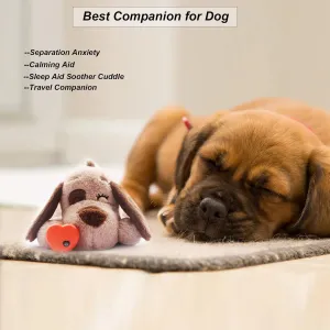 BEVERLYSHARK Beverly Shark Puppy Heartbeat Toy Dog Anxiety Relief Calming Aid Puppy Heartbeat Stuffed Animal Behavioral Training Sleep Aid Comfort Soother Plush Toy for Puppies Cats