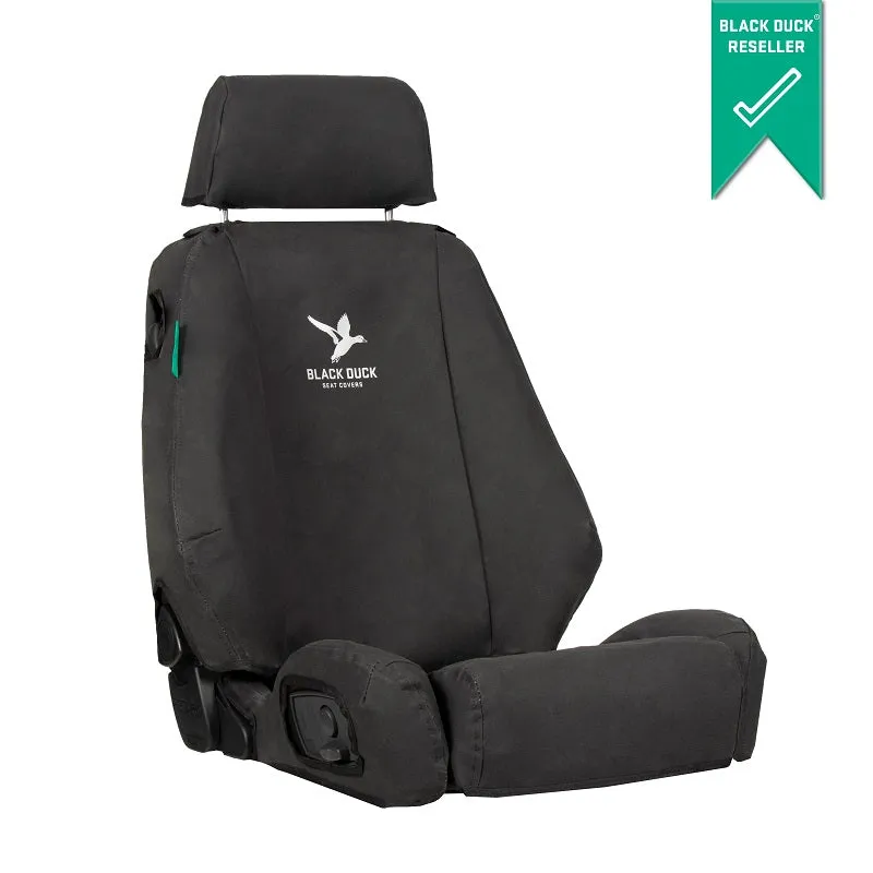 Black Duck Canvas Black Seat Covers Suits Suzuki Jimny JX/JLX 2012-9/2018