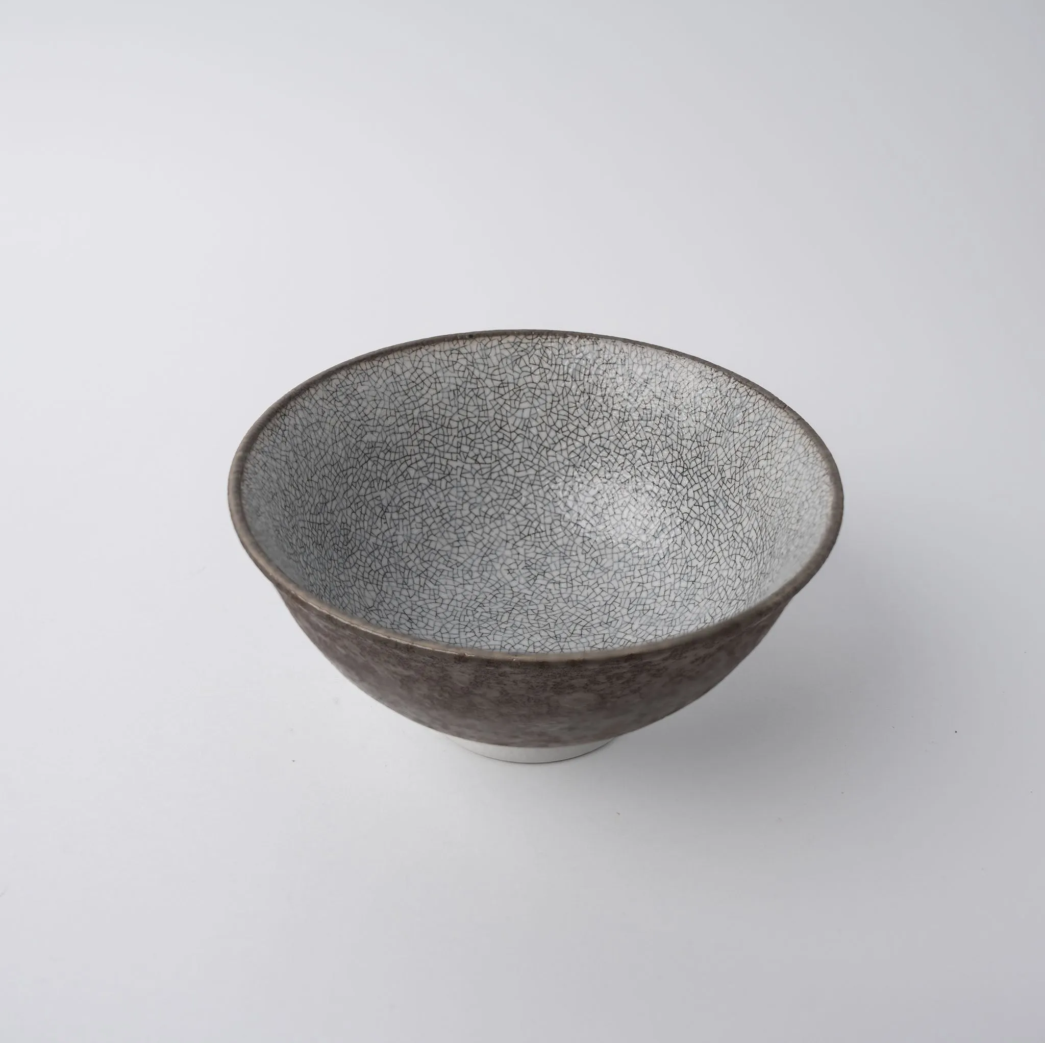 Bowl 16cm Crazed Grey