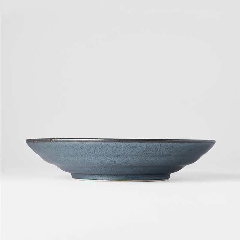 Bowl Serving 28.5cm Black Pearl with Inner Pattern