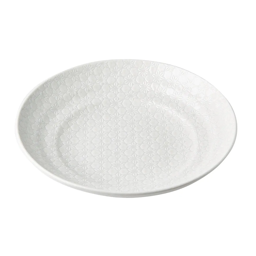 Bowl Serving 28.5cm White Star