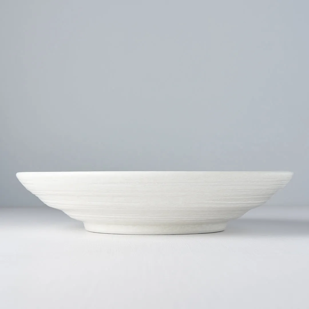 Bowl Serving 28.5cm White Star