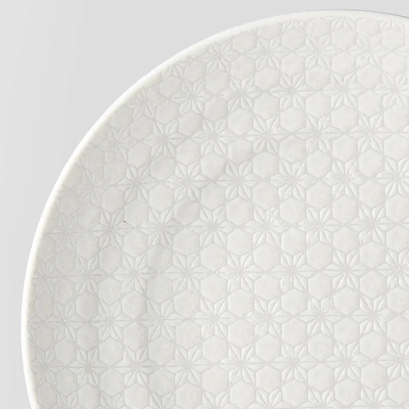 Bowl Serving 28.5cm White Star