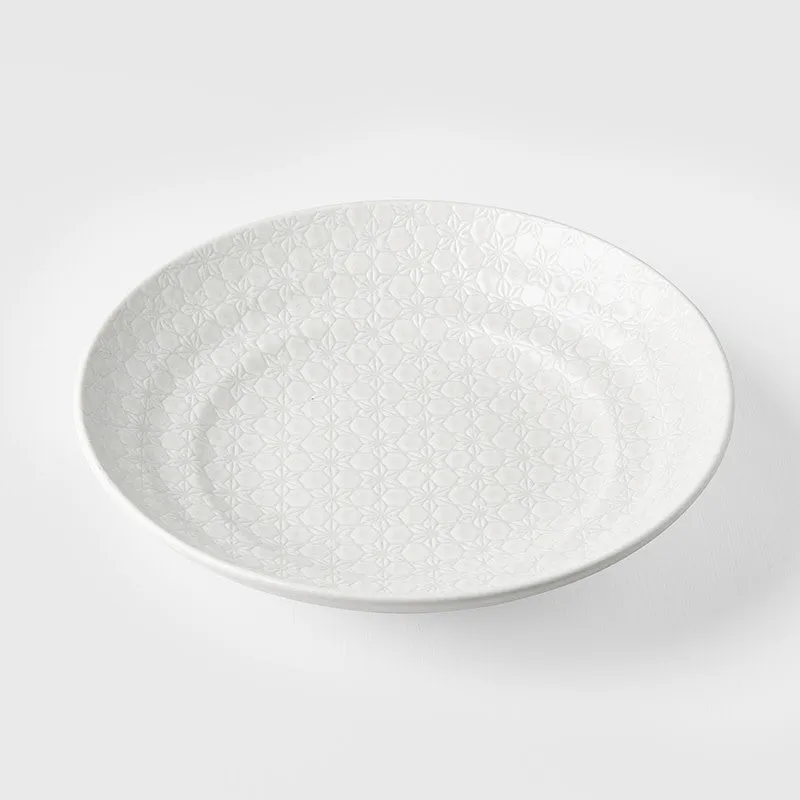 Bowl Serving 28.5cm White Star