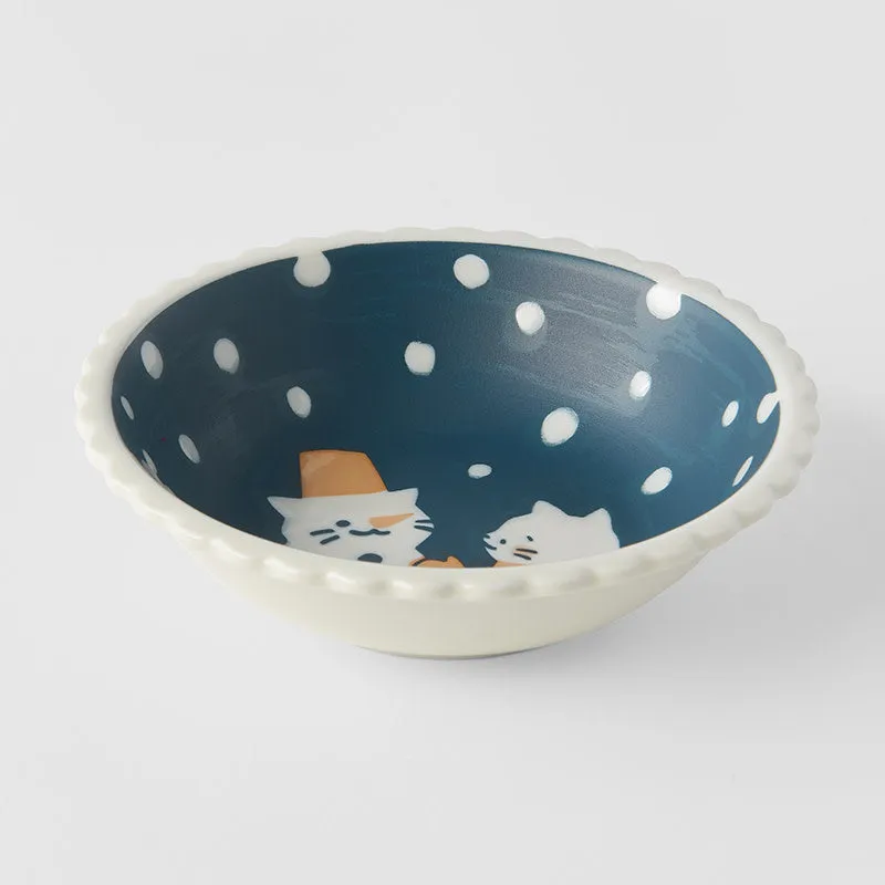 Bowl Shallow 14cm Snowcat