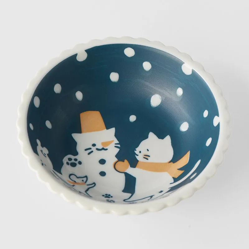 Bowl Shallow 14cm Snowcat