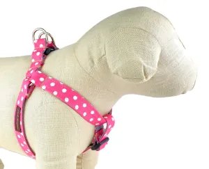 Bubblegum Polka Dot Dog Harness - 512