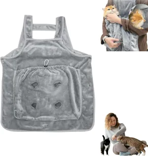 Cat Apron Carrier, Pet Carrier Sleeping Bag, Kitten Sleeping Bag Hands-Free Soft-Sided Carriers, Cat Carrier Pouch Pet Sling Carrier for Small Sized Animals (A,1Pcs)