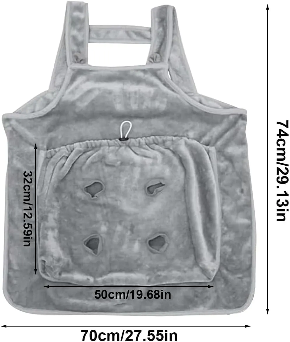 Cat Apron Carrier, Pet Carrier Sleeping Bag, Kitten Sleeping Bag Hands-Free Soft-Sided Carriers, Cat Carrier Pouch Pet Sling Carrier for Small Sized Animals (A,1Pcs)