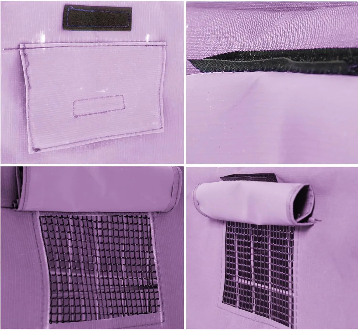 Dog Crate Cover Waterpoof Purple Pet Kennel Covers for Puppy Cat Indoor Outdoor Fit for 1 Door Wire Crate, 24.02x16.14x20.47 Inch