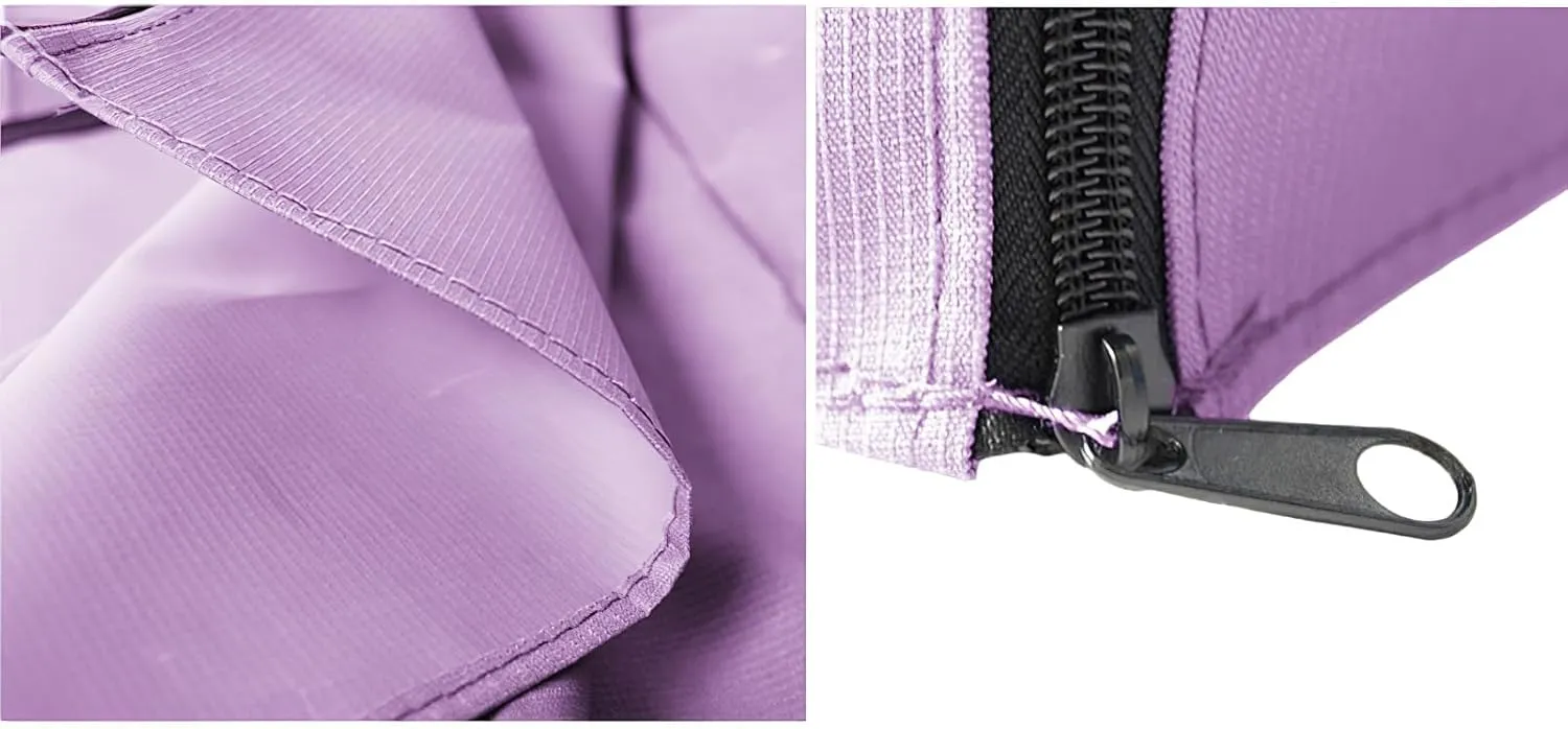 Dog Crate Cover Waterpoof Purple Pet Kennel Covers for Puppy Cat Indoor Outdoor Fit for 1 Door Wire Crate, 24.02x16.14x20.47 Inch