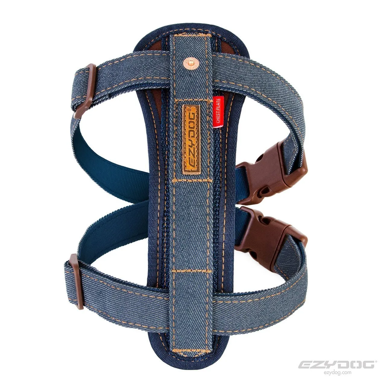 EzyDog Chestplate Dog Harness Denim Extra Large^^^
