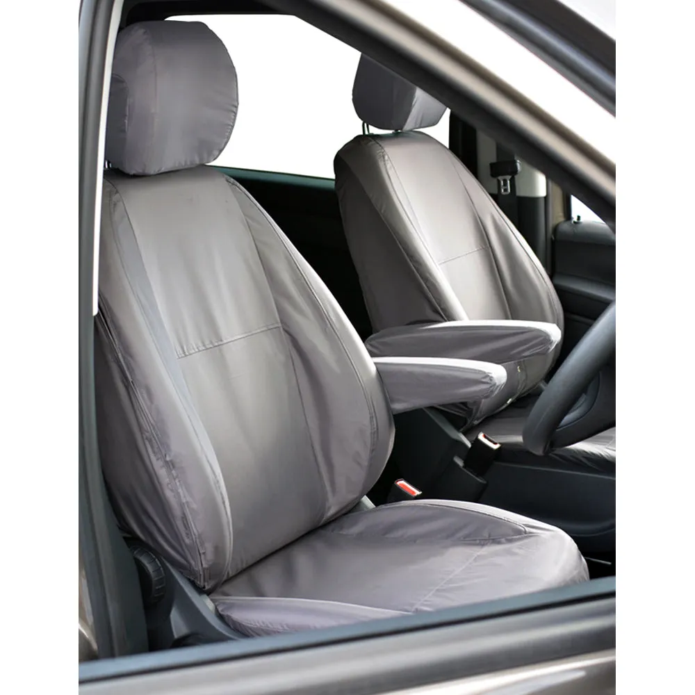 Land Rover Freelander 1 Front 1 1 INKA Tailored Waterproof Seat Covers for 5 Door Station Wagon Grey MY97-06