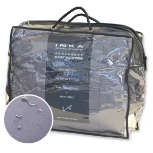 Land Rover Freelander 1 Front 1 1 INKA Tailored Waterproof Seat Covers for 5 Door Station Wagon Grey MY97-06