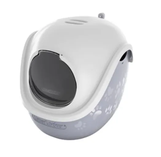 Litter Locker High-Walled Litter Box with Handles and Scoop