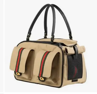 marlee bag - khaki with stripe *special order