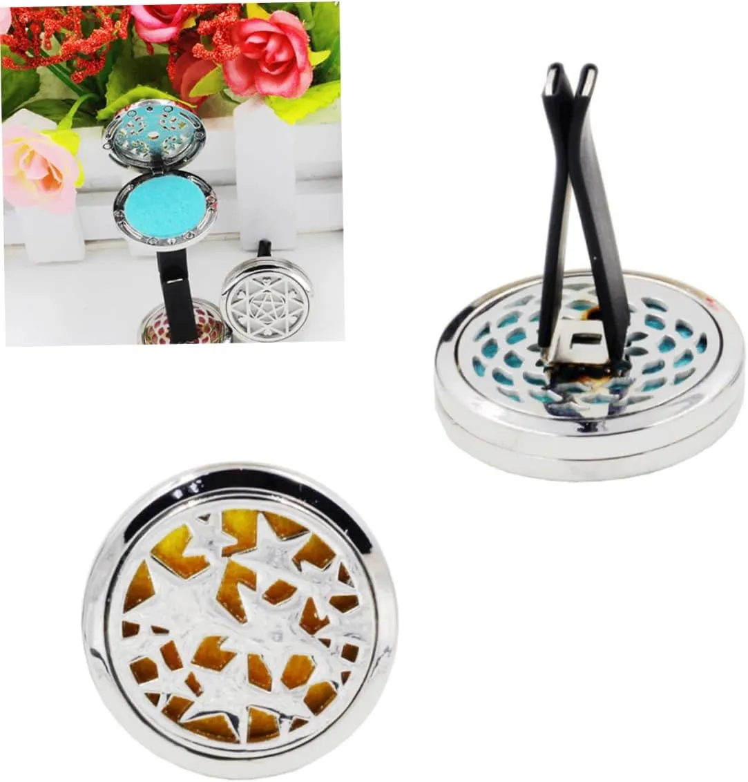 Mobestech Car Perfume Vent Clip Stylish Diffuser for Car Office Home with Refill Pad Star Creates Charming Atmosphere