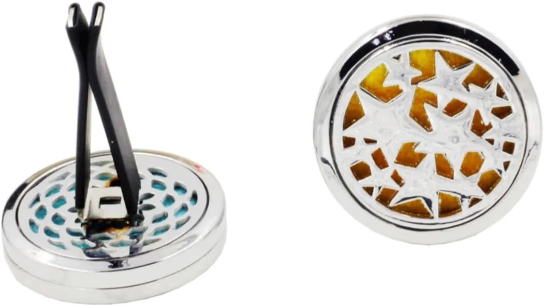 Mobestech Car Perfume Vent Clip Stylish Diffuser for Car Office Home with Refill Pad Star Creates Charming Atmosphere