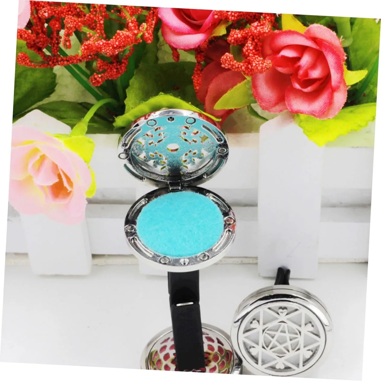 Mobestech Car Perfume Vent Clip Stylish Diffuser for Car Office Home with Refill Pad Star Creates Charming Atmosphere
