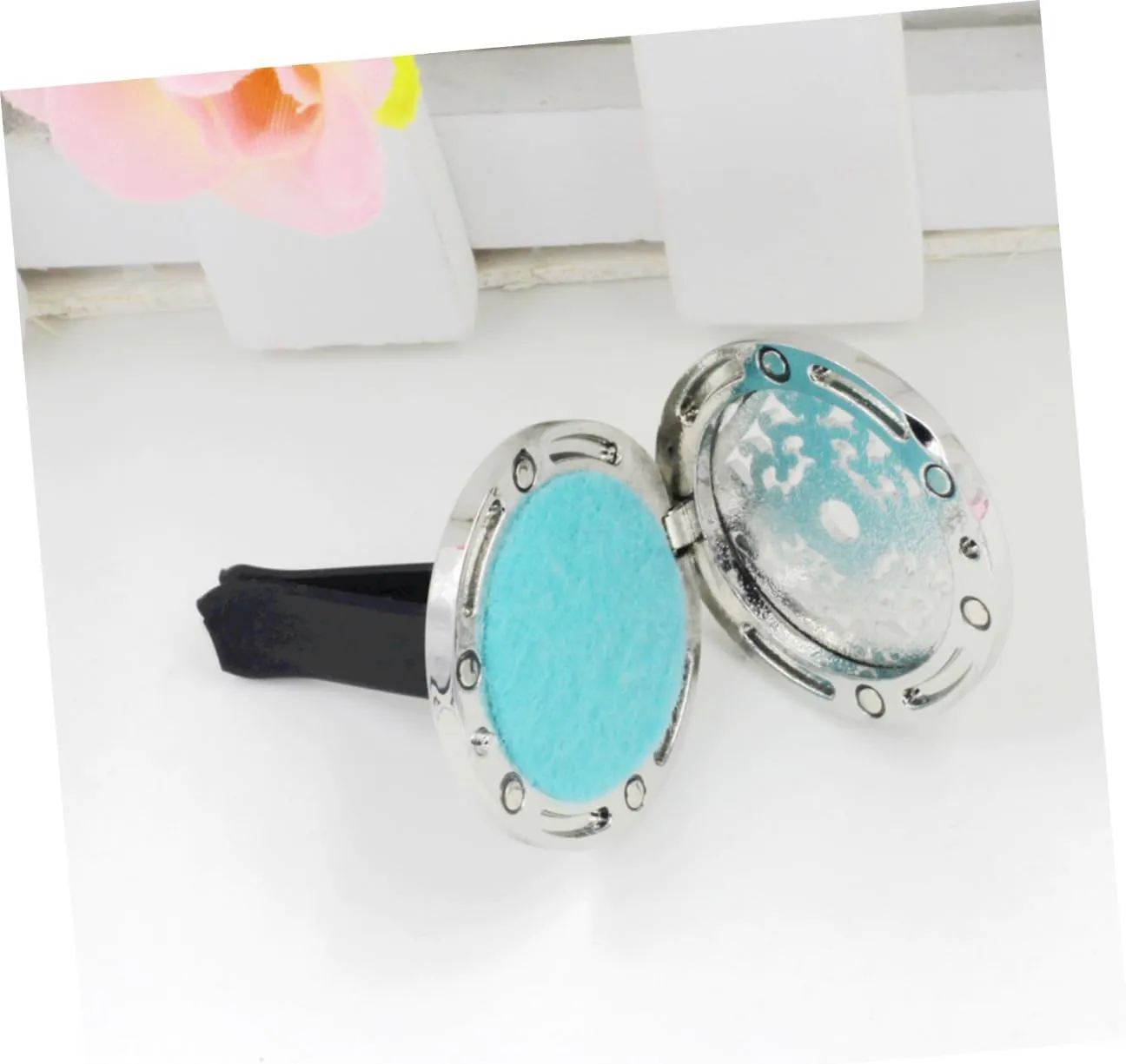 Mobestech Car Perfume Vent Clip Stylish Diffuser for Car Office Home with Refill Pad Star Creates Charming Atmosphere