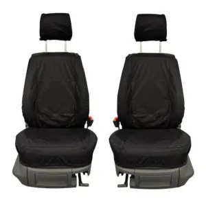 Nissan Micra Fully Tailored Waterproof Front Single Set Seat Covers 2007-2010 Heavy Duty Right Hand Drive Black