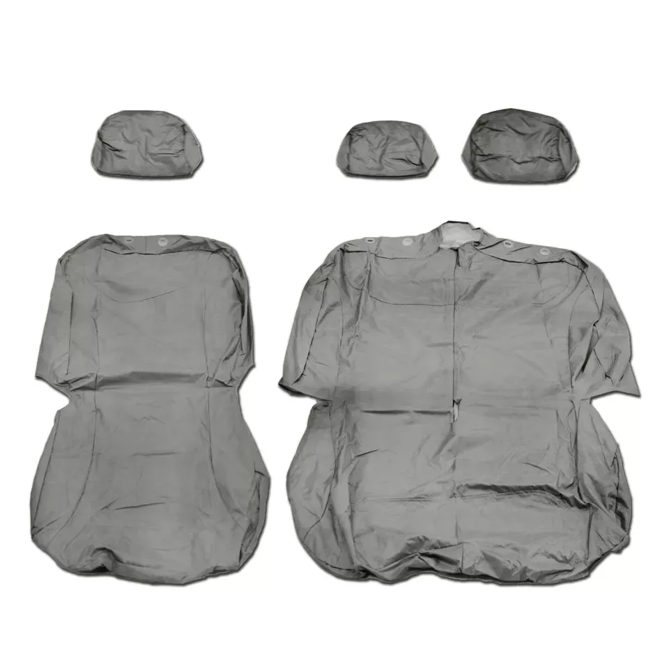 Nissan Primastar Front 1 2 Fully Tailored Waterproof Seat Covers Grey MY 01-14