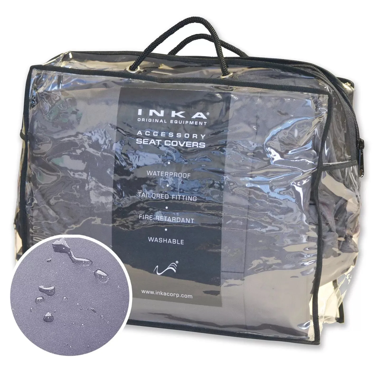 Nissan Primastar Front 1 2 Fully Tailored Waterproof Seat Covers Grey MY 01-14