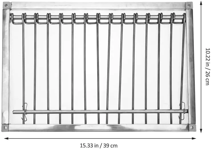 Pigeon Bird Cage Door Coop Birds House Loft Entrance Racing Automatic Chicken Wire Frame Cages Supply Supplies Window Metal (29 x 26cm)