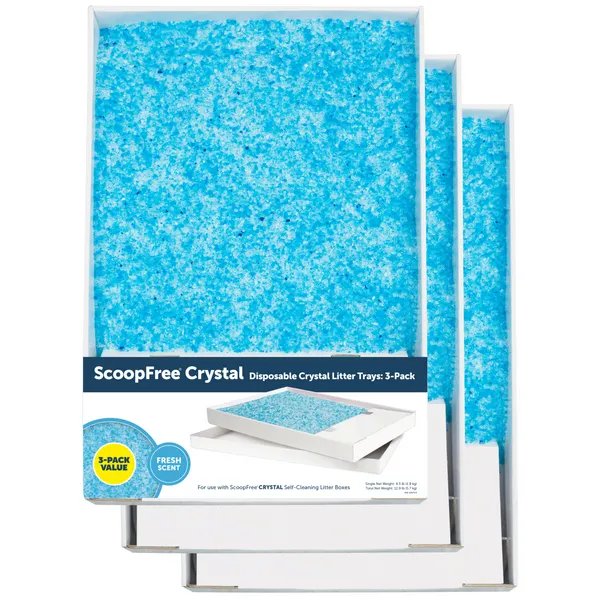 ScoopFree Complete Disposable Crystal Litter Tray (3 Pack)