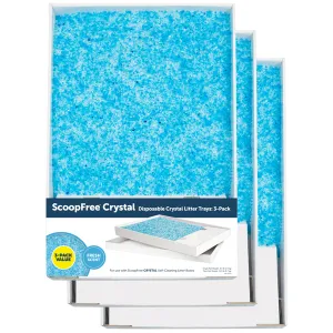 ScoopFree Complete Disposable Crystal Litter Tray (3 Pack)