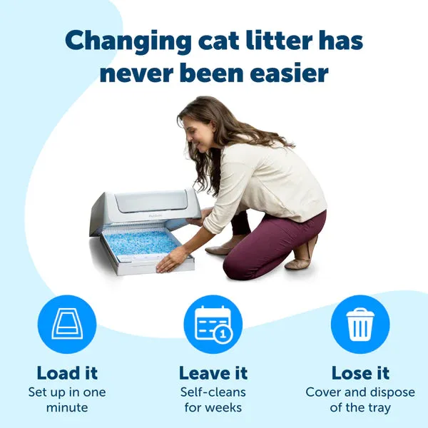 ScoopFree Complete Disposable Crystal Litter Tray (3 Pack)