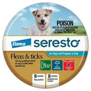 Seresto Tick & Flea Collar Small Dog <8kg