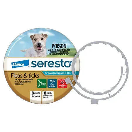 Seresto Tick & Flea Collar Small Dog <8kg