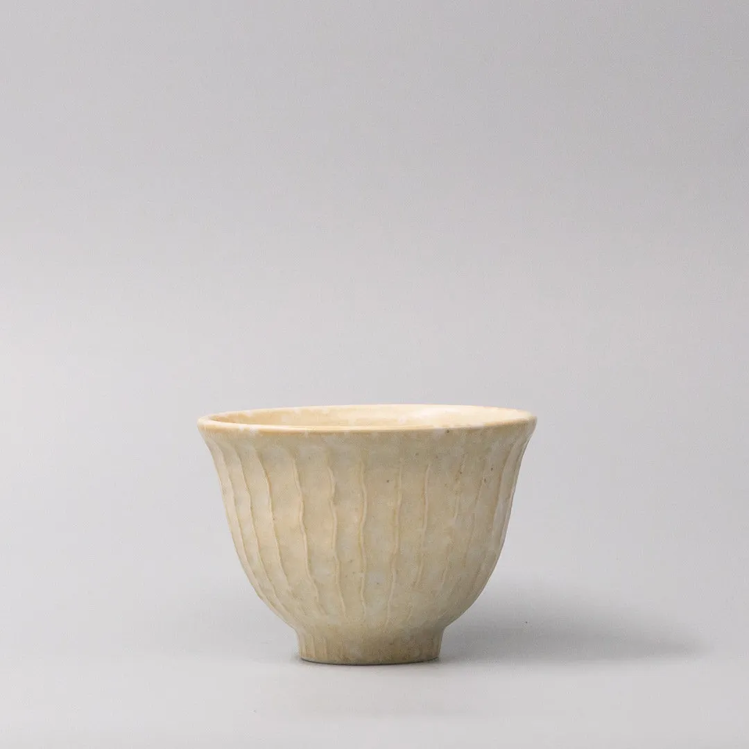 Shinogi Bowl 12.3cm Oatmeal Glaze