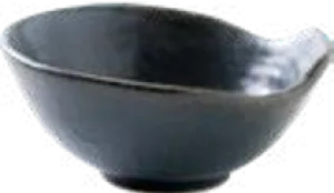 Small Bowl with Handle 13cm Navy Speckle Glaze