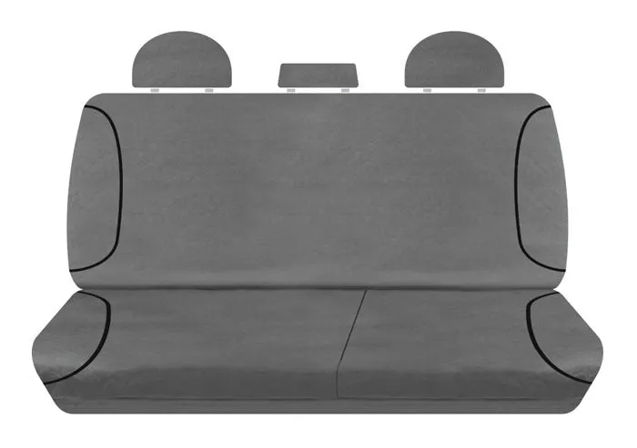 Tradies Full Canvas Seat Covers Suits Isuzu D-Max TF Dual Cab SX 6/2012-7/2020 2 Rows PCG395CVCHA