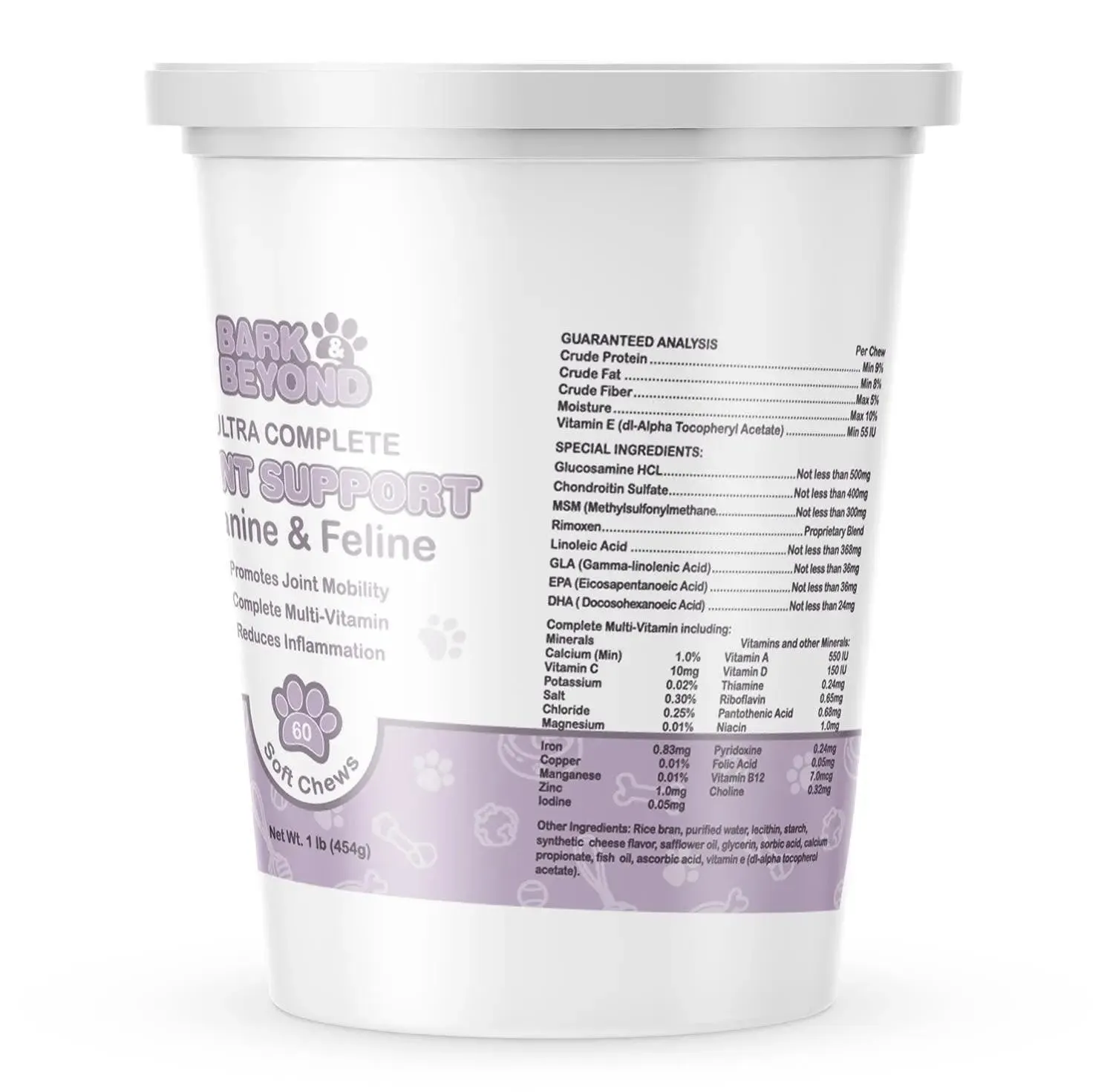 Ultra Complete Hip & Joint Support with Glucosamine and Multi-Vitamin for Dogs