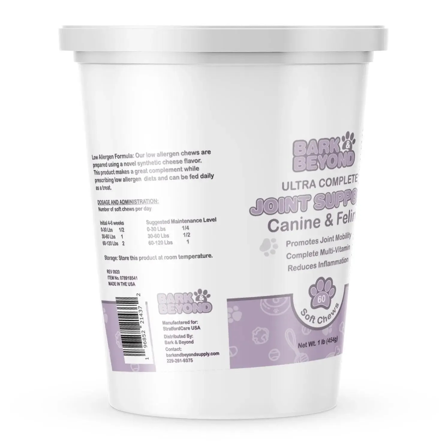Ultra Complete Hip & Joint Support with Glucosamine and Multi-Vitamin for Dogs