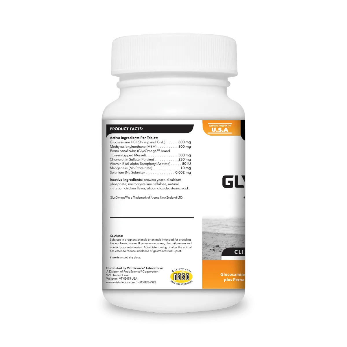 VetriScience GlycoFlex Plus Joint Supplement for Dogs (120 chewable tablets)