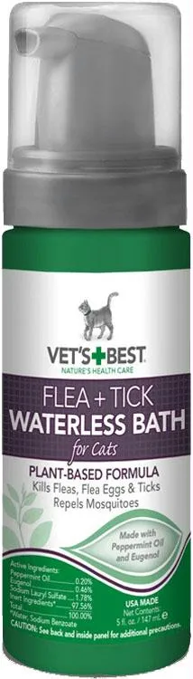 Vet's Best Flea tick Waterless Bath For Cats