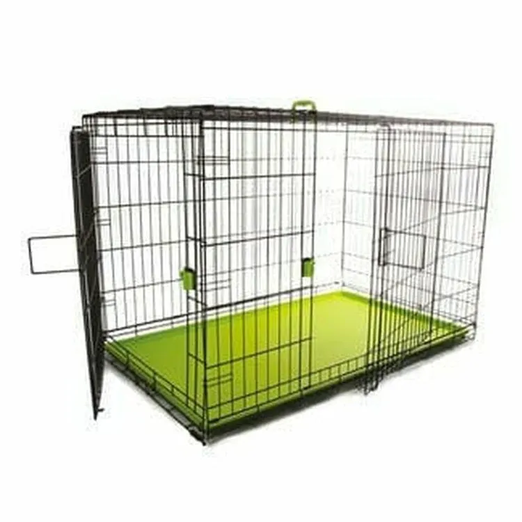 VOYAGER WIRE CRATE - 2 DOORS XXL, GREEN