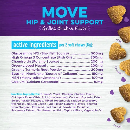 Wellness Move Hip & Joint Support Soft Chews